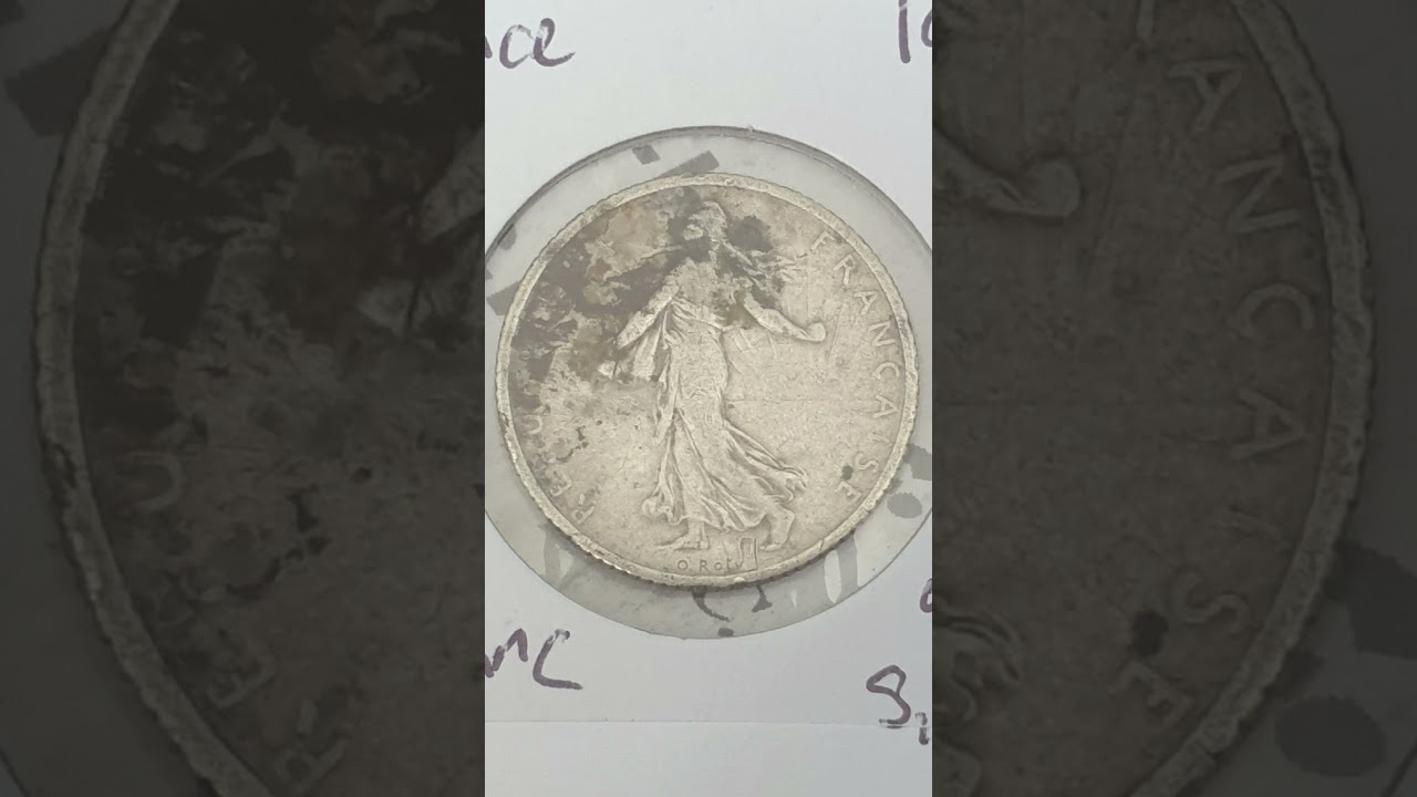 France 1915 1 Franc Coin 