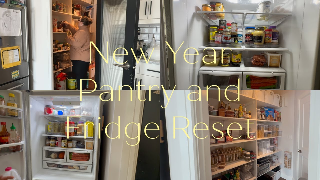 Pantry and Fridge Reset for the New Year | Clean, Declutter and Organize