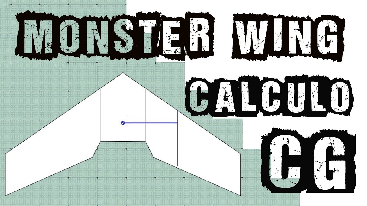 Monster wing - Modelcombat - Equilibrado CG - FPV Dron