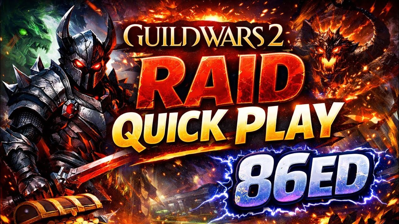 RAID QUICKPLAY!! Captain Mai trin lvl 80 Necromancer/Reaper | Guild wars 2