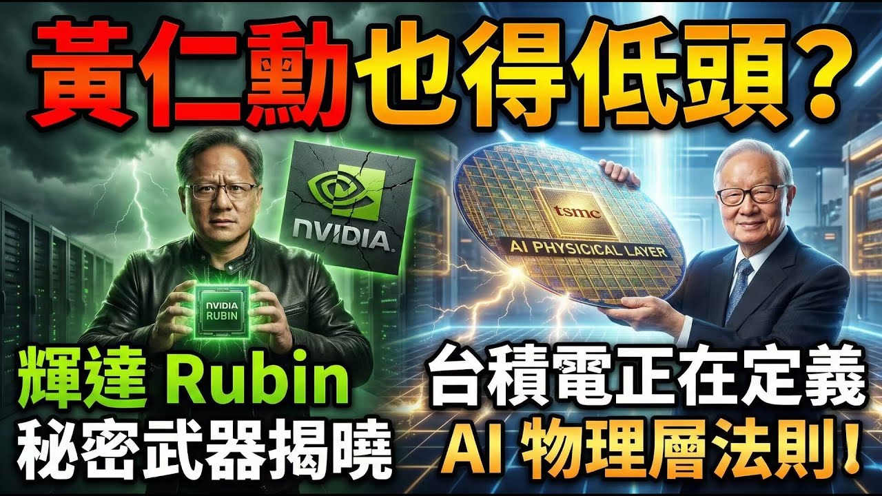 黃仁勳也得低頭？輝達 Rubin 秘密武器揭曉，台積電正在定義 AI 物理層法則！