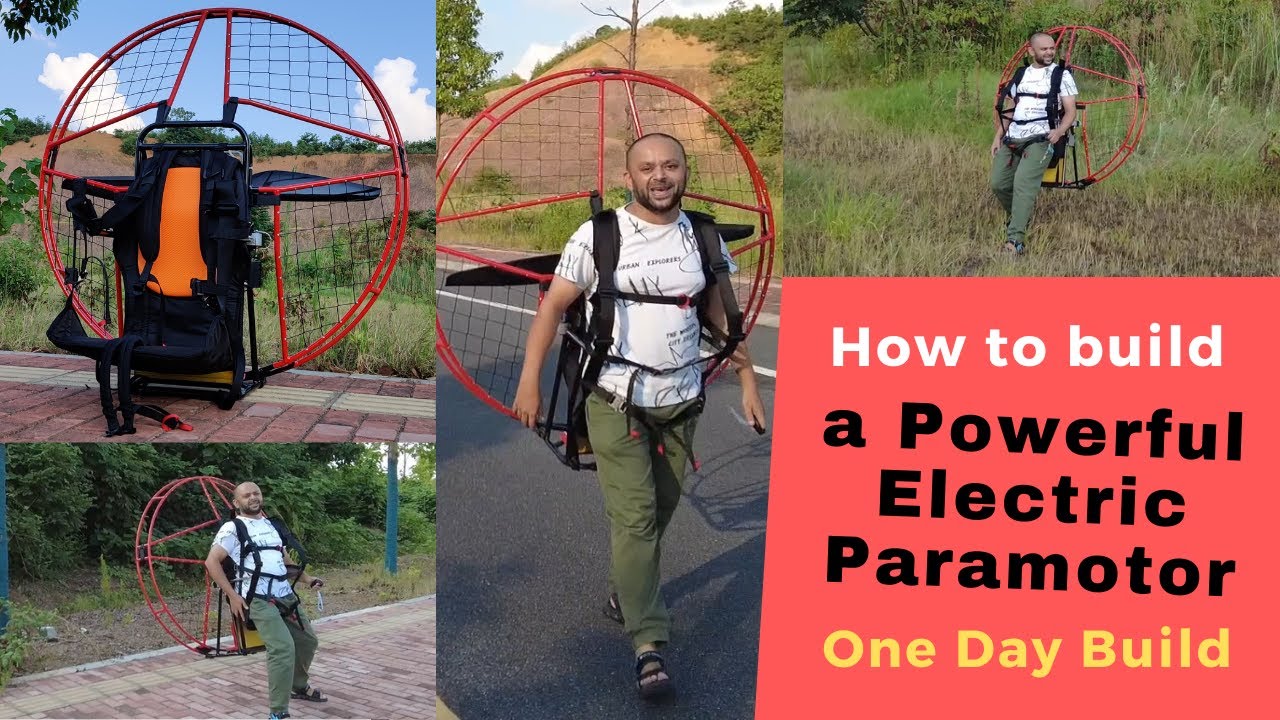 How to Build a Powerful Electric Paramotor in a day eppg