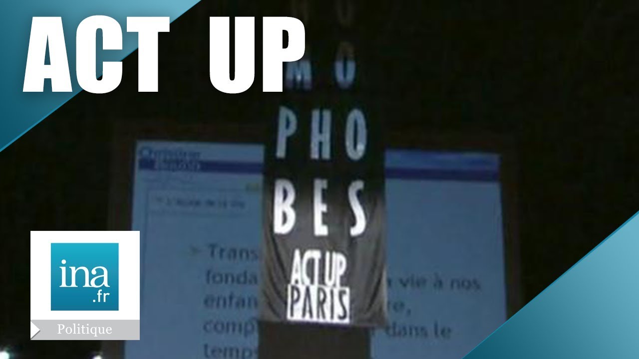 Act Up perturbe le meeting de Christine Boutin | Archive INA