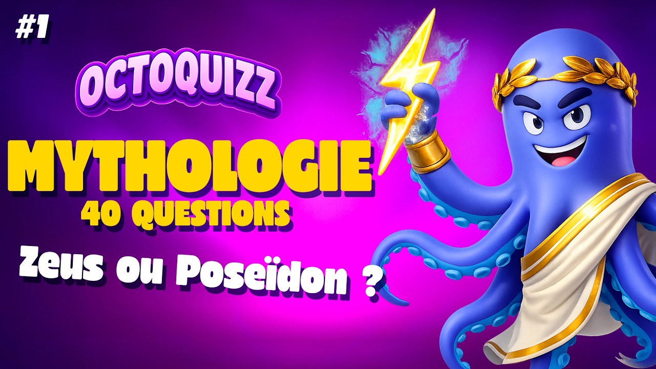 Teste tes connaissances mythologiques ! 🏛️ – Quizz 40 Questions – MYTHOLOGIE #01