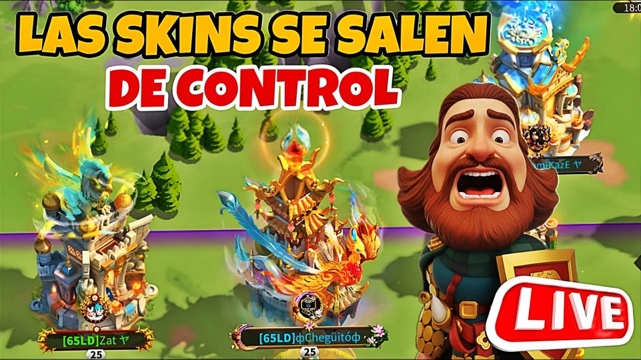 FULL SKINS PARA P2W - RISE OF KINGDOMS