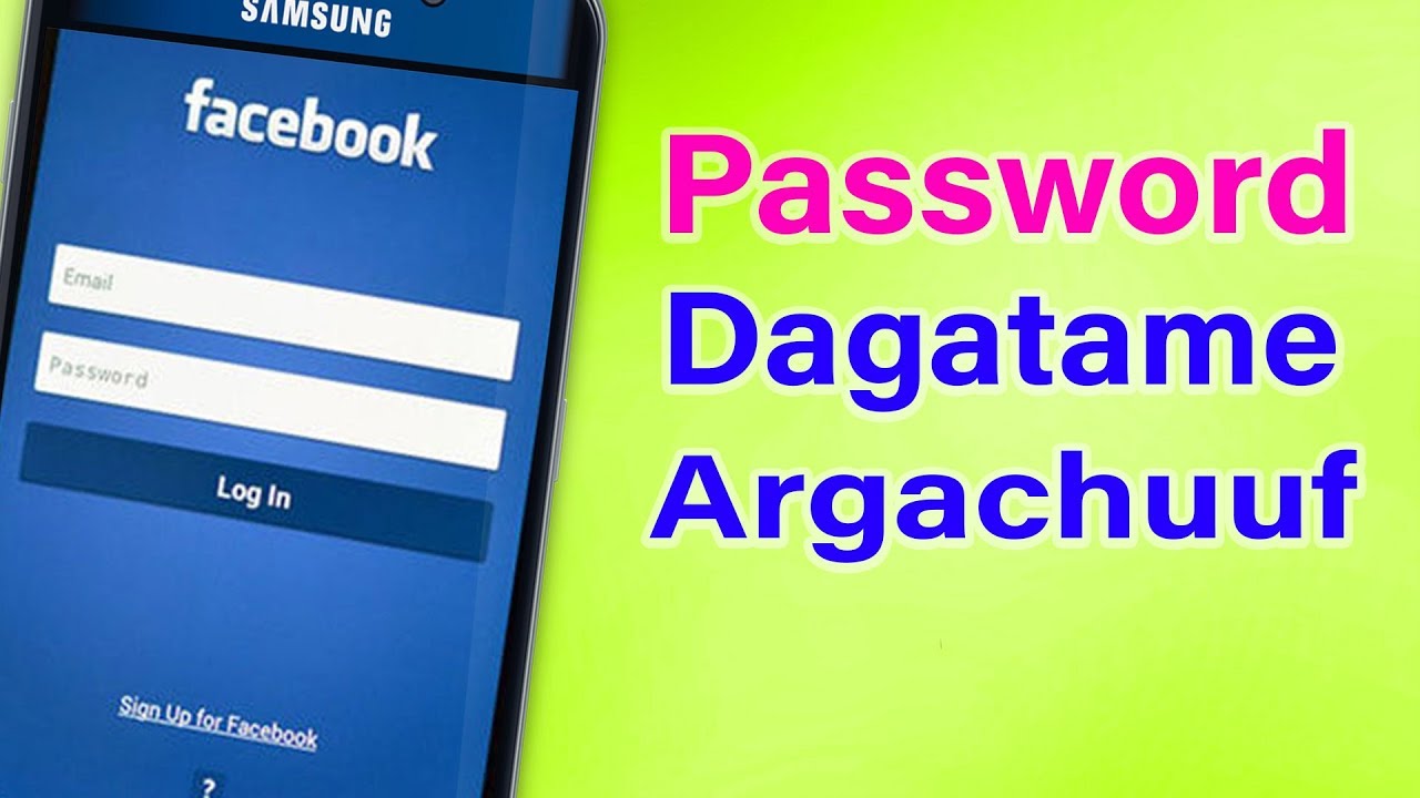 Paaswoordii facebook yoo daganne wanta gochuu qabnu...