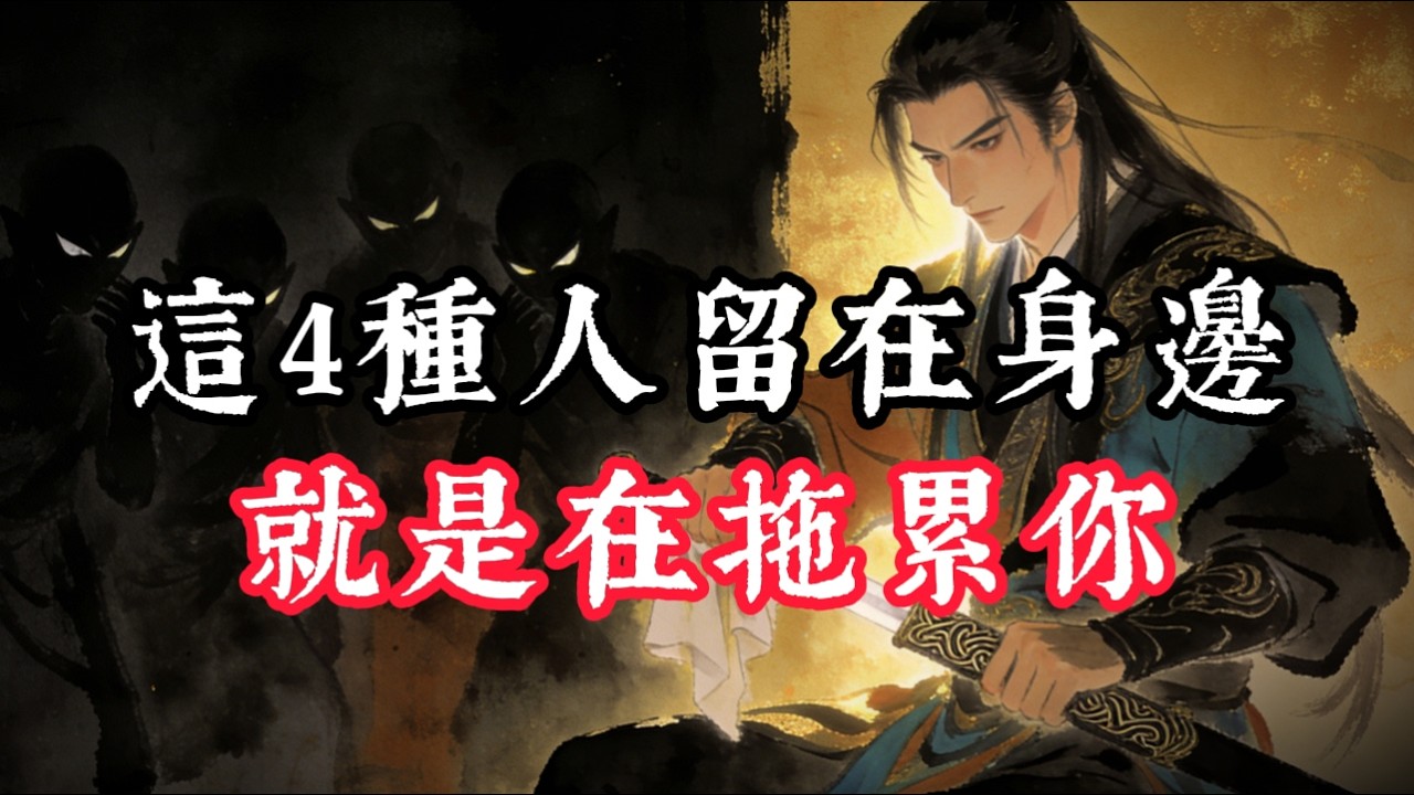 你身邊的圈子，決定了你的層次。這4種人，留在身邊就是拖累你。#处世智慧 #人生感悟 #生意思维 #认知 #情感 #事业 #自我成长 #正能量 #人情世故 #谋略智慧