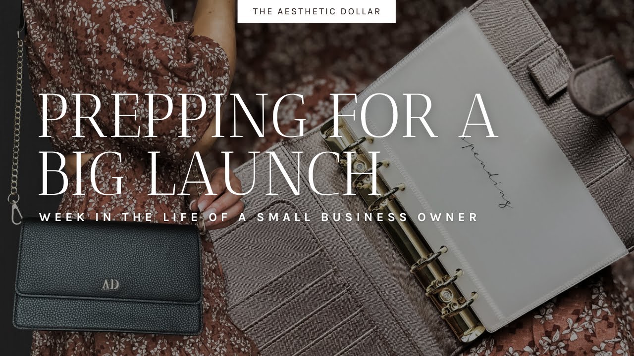 Packing Orders + Prepping for a BIG Launch | Studio Vlog | No. 29 | Small Business | @lamomoneon
