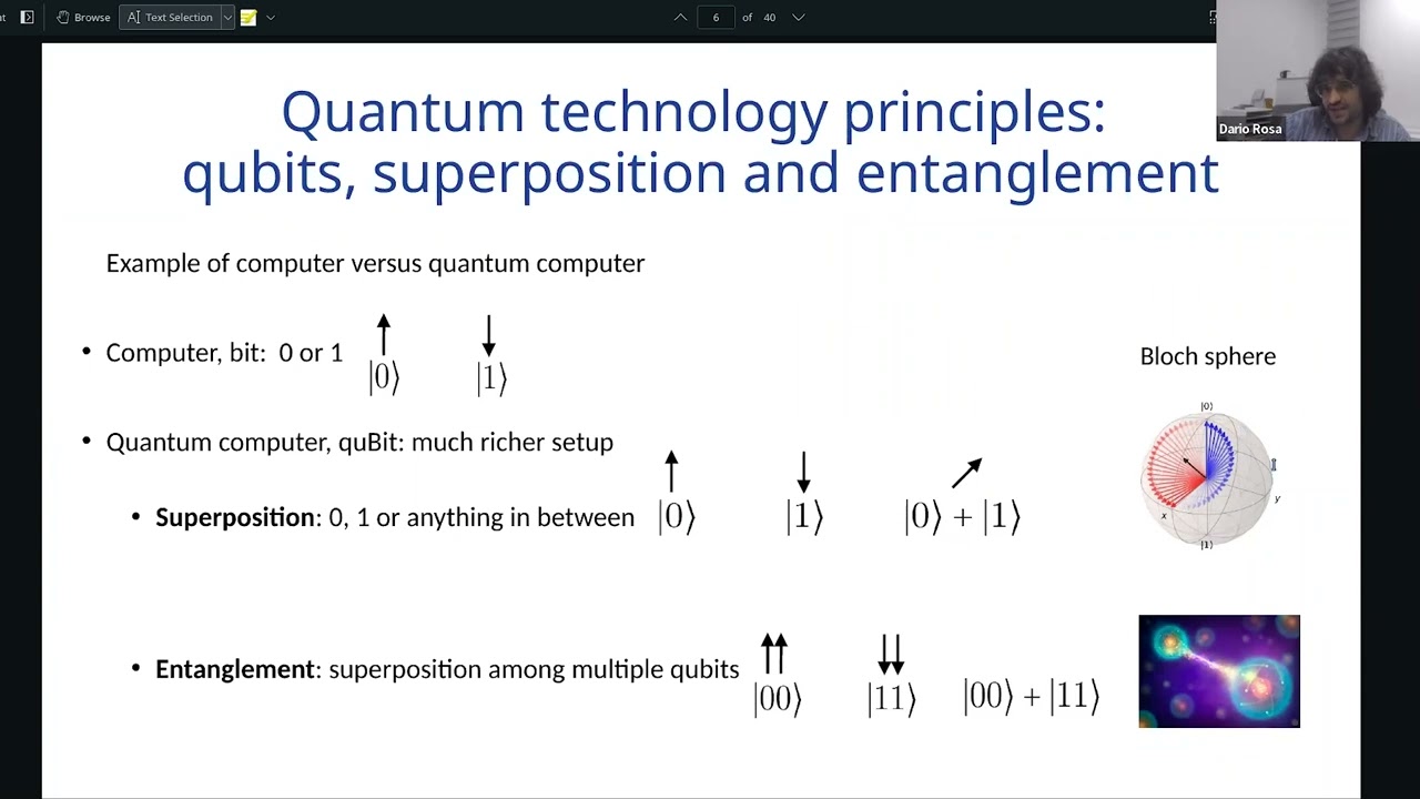Prof. D. Rosa (Institute for Basic Science): Quantum technologies: the case of quantum batteries