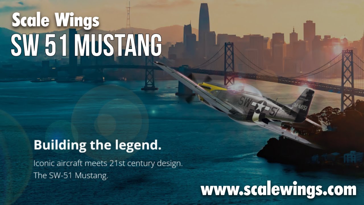 Масштабные крылья, SW 51 Mustang, масштабная копия, экспериментальный самолёт