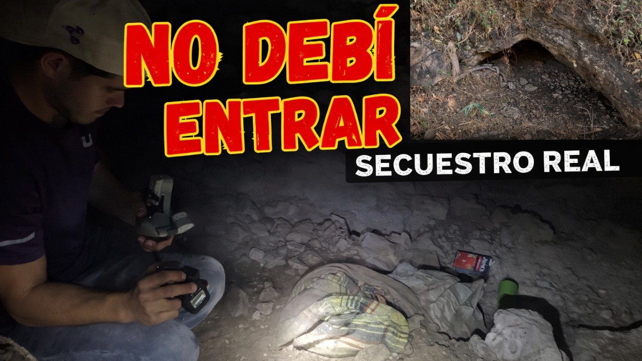 No debía entrar… EXPLORÉ la CUEVA donde una persona fue MANTENIDA SECUESTRADA