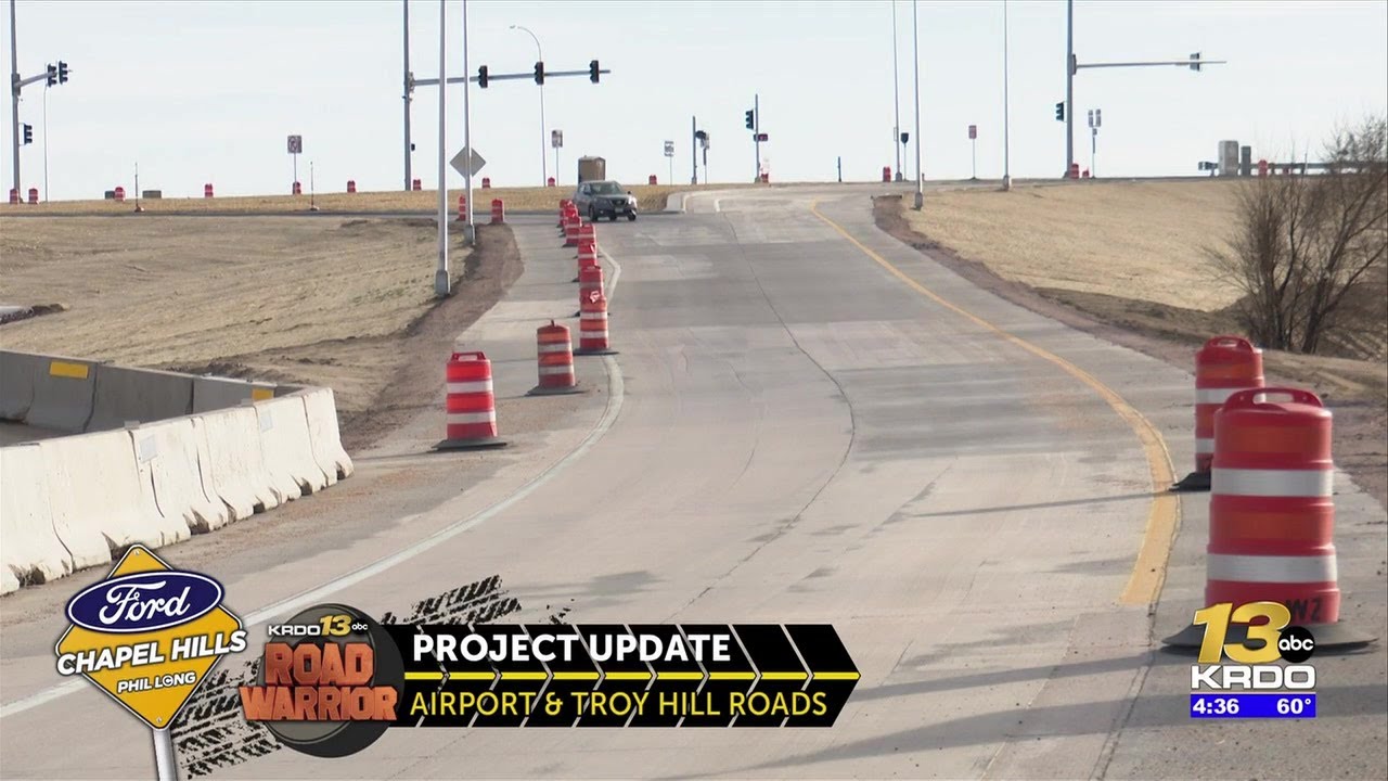 New overpass on Airport Road over Powers Boulevard in Colorado Springs expected to open on Wednesday