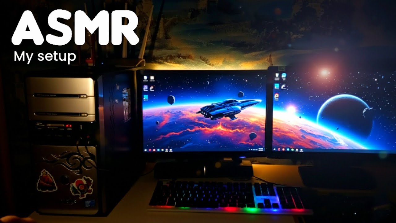 ASMR With My Setup | LoFi
