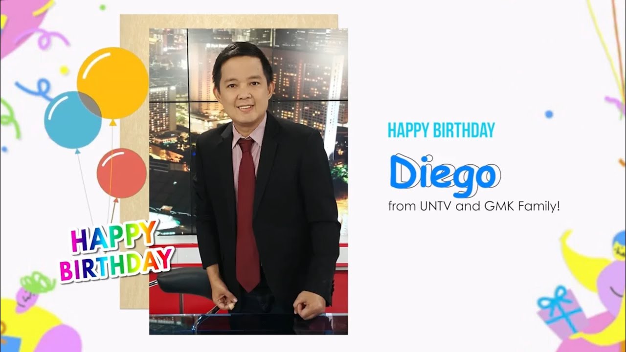 GMK Rewind: Happy Birthday, Diego Castro from UNTV & GMK Family!