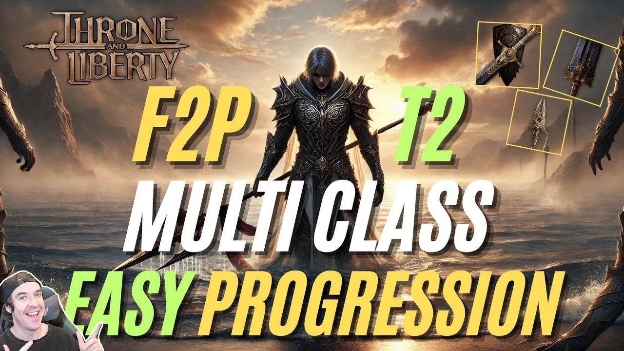 My F2P T2 Multi-Class Build Guide Throne And Liberty | SnS Spear GS