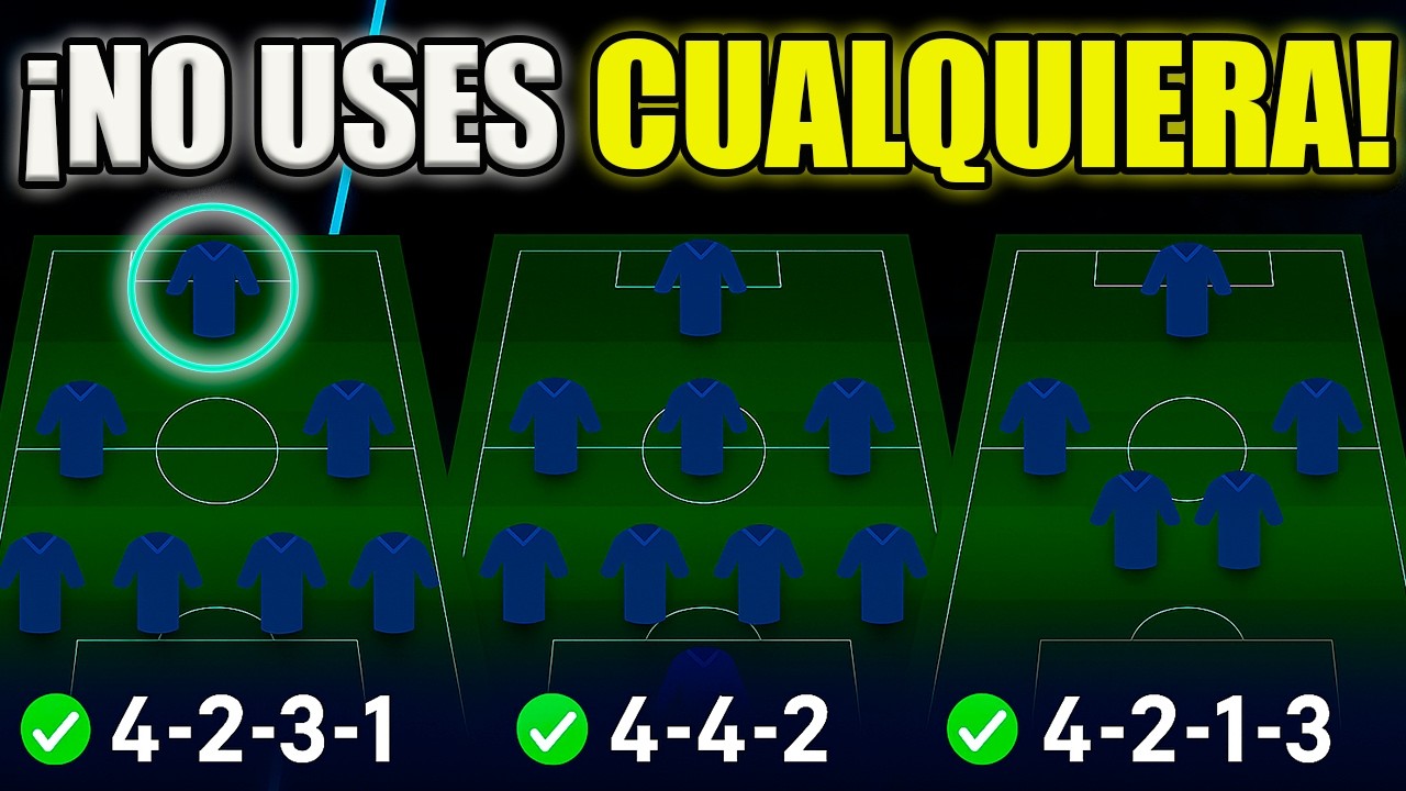 TOP 3 FORMACIONES META en FC 25 🔥 ¡La última es brutal!