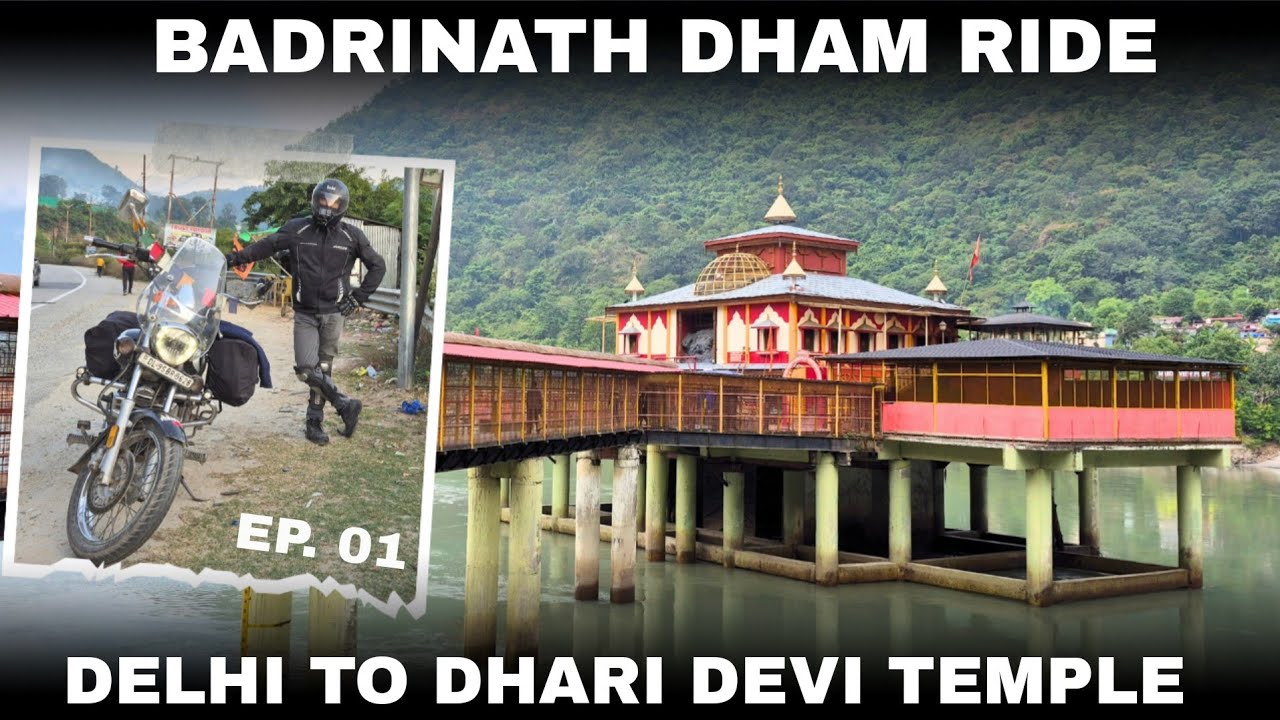 Delhi to Badrinath Ride 2025 | Delhi to Dhari Devi Temple Bike Road Trip Ep.1 #badrinath #bajajbikes