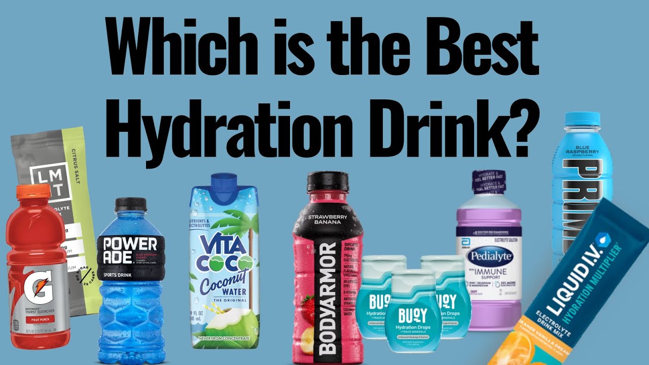 What is the Best Hydration Drink on the Market? I Reviewed 10 Most Popular Drinks