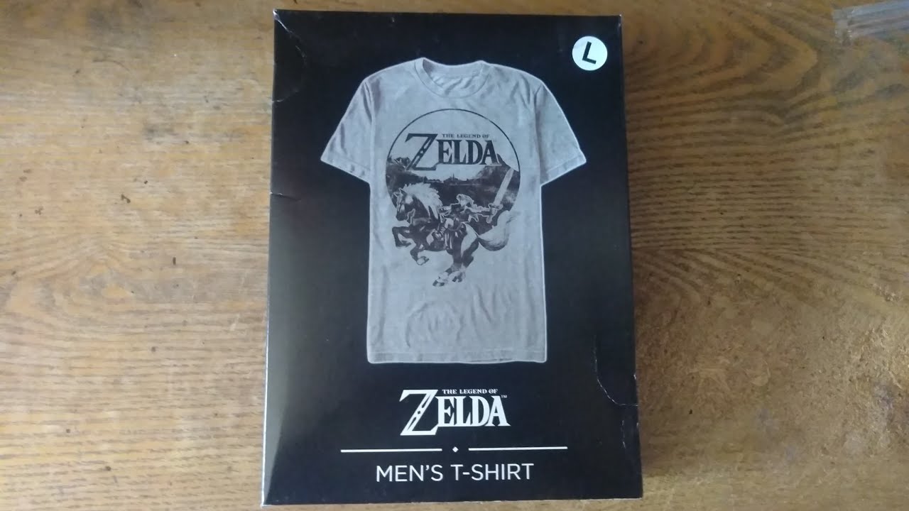 Unboxing Legend of Zelda Logo T - Shirt