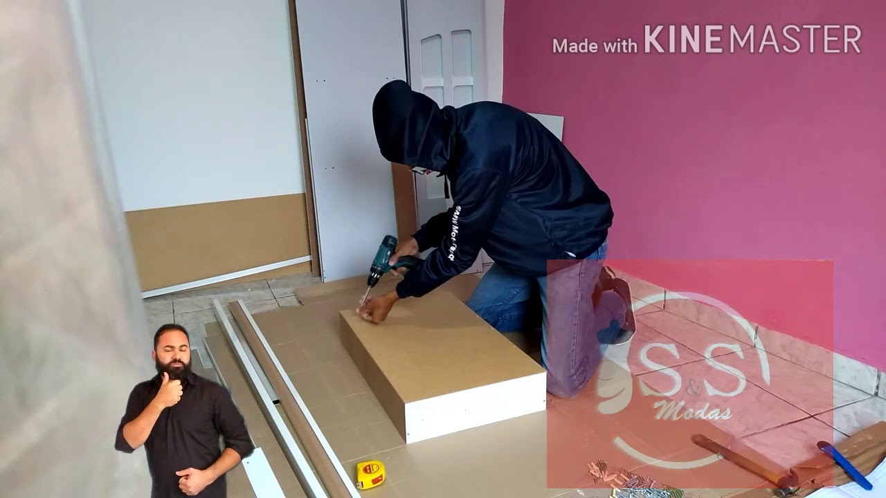 Montagem da gaveta infantil do guarda roupa Elô da Peroba móveis #aula145