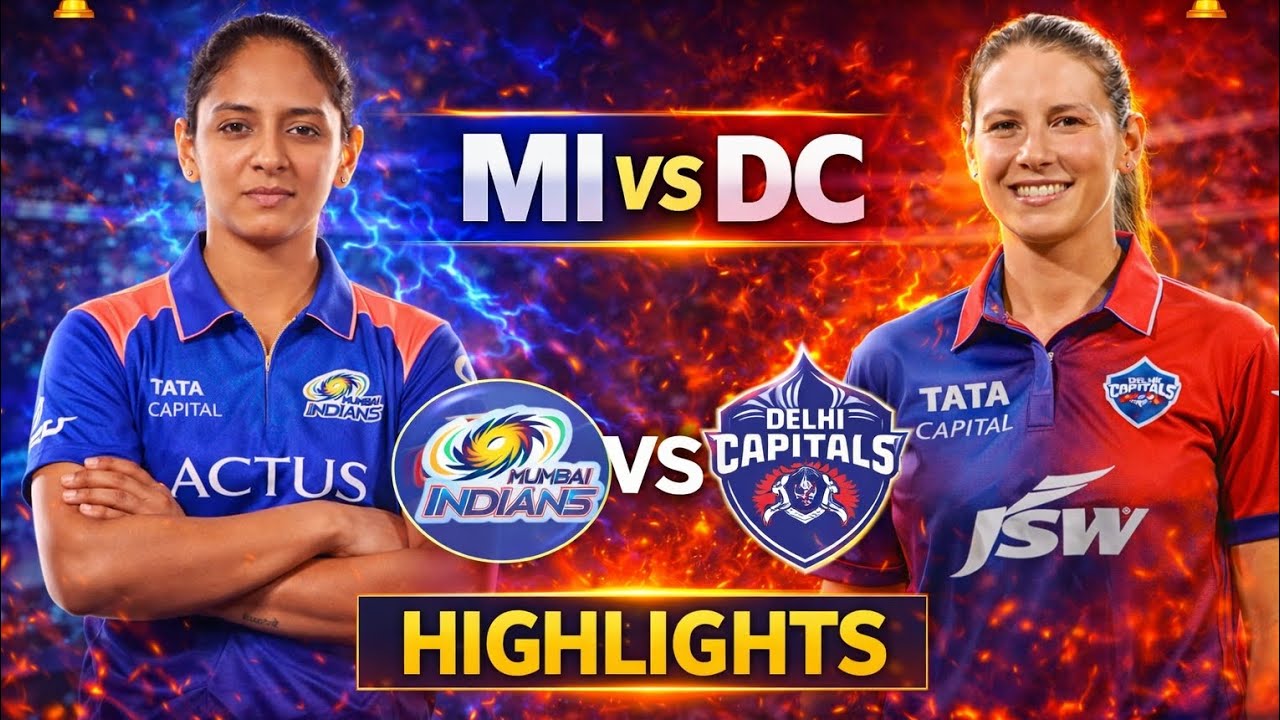 MI vs DC WPL 2026 Highlights | Mumbai Indians vs Delhi Capitals Highlights 2026 | Women IPL