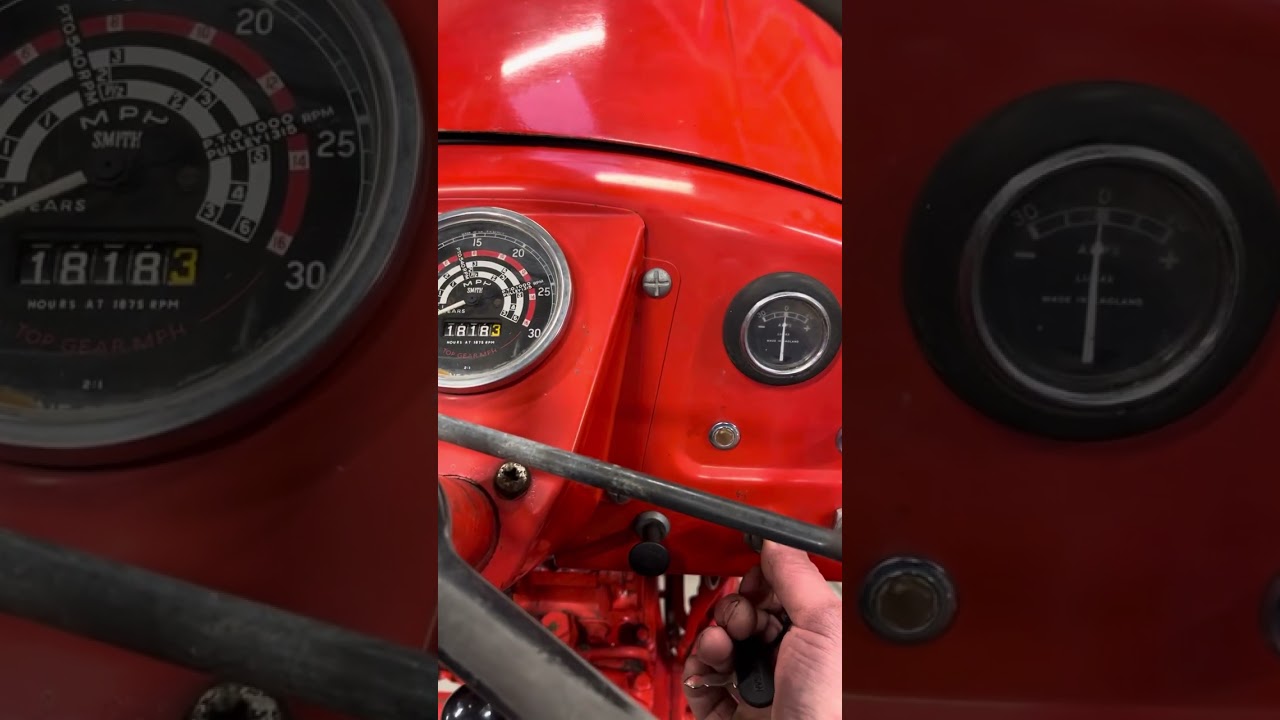 How to start a BMC Mini tractor with a 950 diesel engine