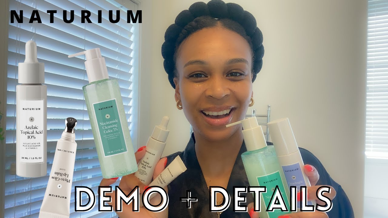 Skincare Routine Using Naturium Skincare | Review + Demo