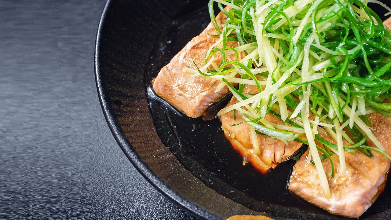 🥢Ged&auml;mpfter Lachs nach chinesischer Art【chinesisch kochen rezepte】