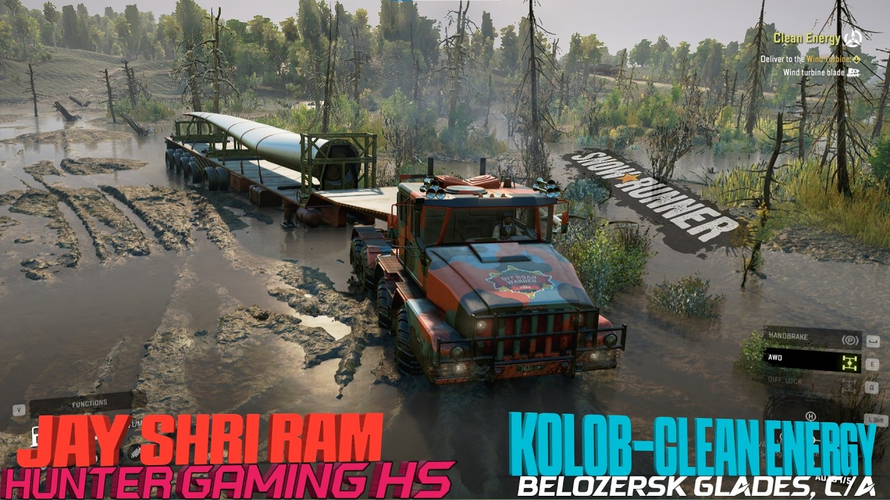 SNOW RUNNER -Belozersk Glades, Central Asia part 3 LIVE game #snowrunner #bestlive