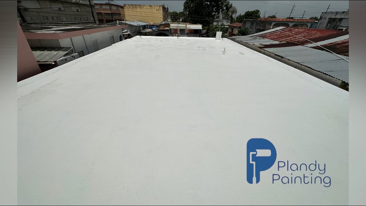 Sellado de techo con Crossco 8500 (lavado a presión, primer y sellador) Plandy Painting LLC