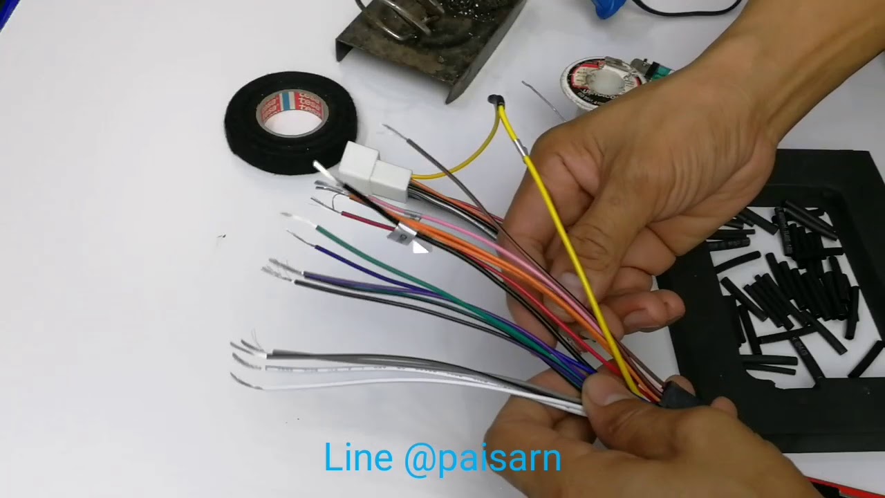 แนะนำการ เชื่อมต่อปลั๊กวิทยุตรงรุ่นรถ MITSUBISHIกับเครื่องแอนดรอยด์ ALPHA