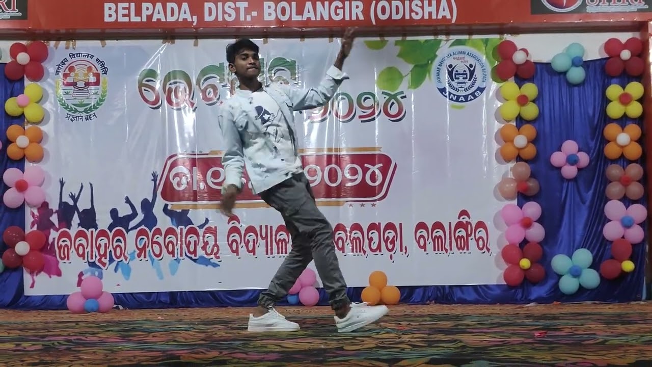 Solo Sambalpuri dance performance #jnv #sambalpuri