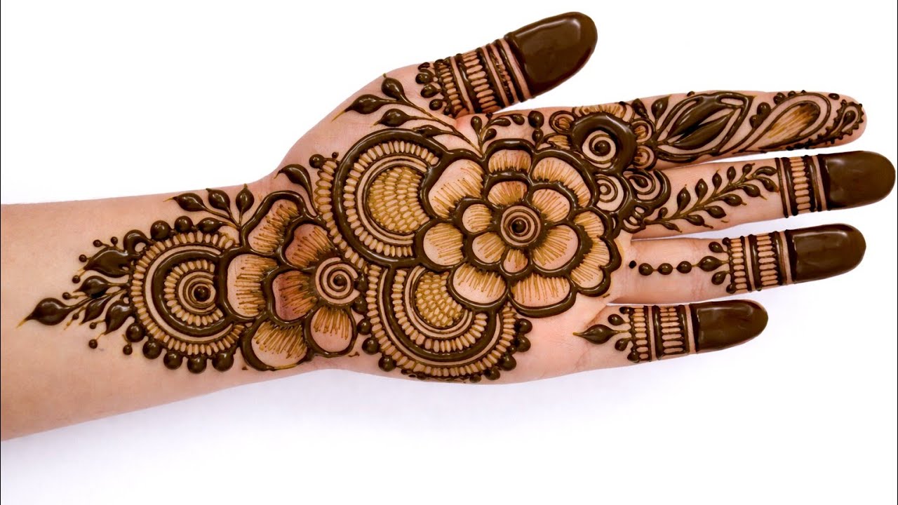 Beautiful Stylish Mehndi Design Front Hand | Simple mehndi design | Easy mehndi ka design | mehndi