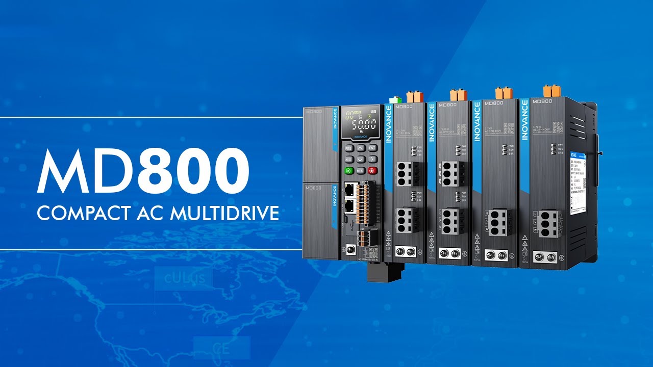 MD800 Compact AC MultiDrive | Inovance | AC Drives | Industrial Automation     #Inovance #ACDrives