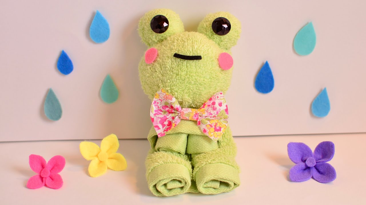 タオルカエルさんの作り方🐸
