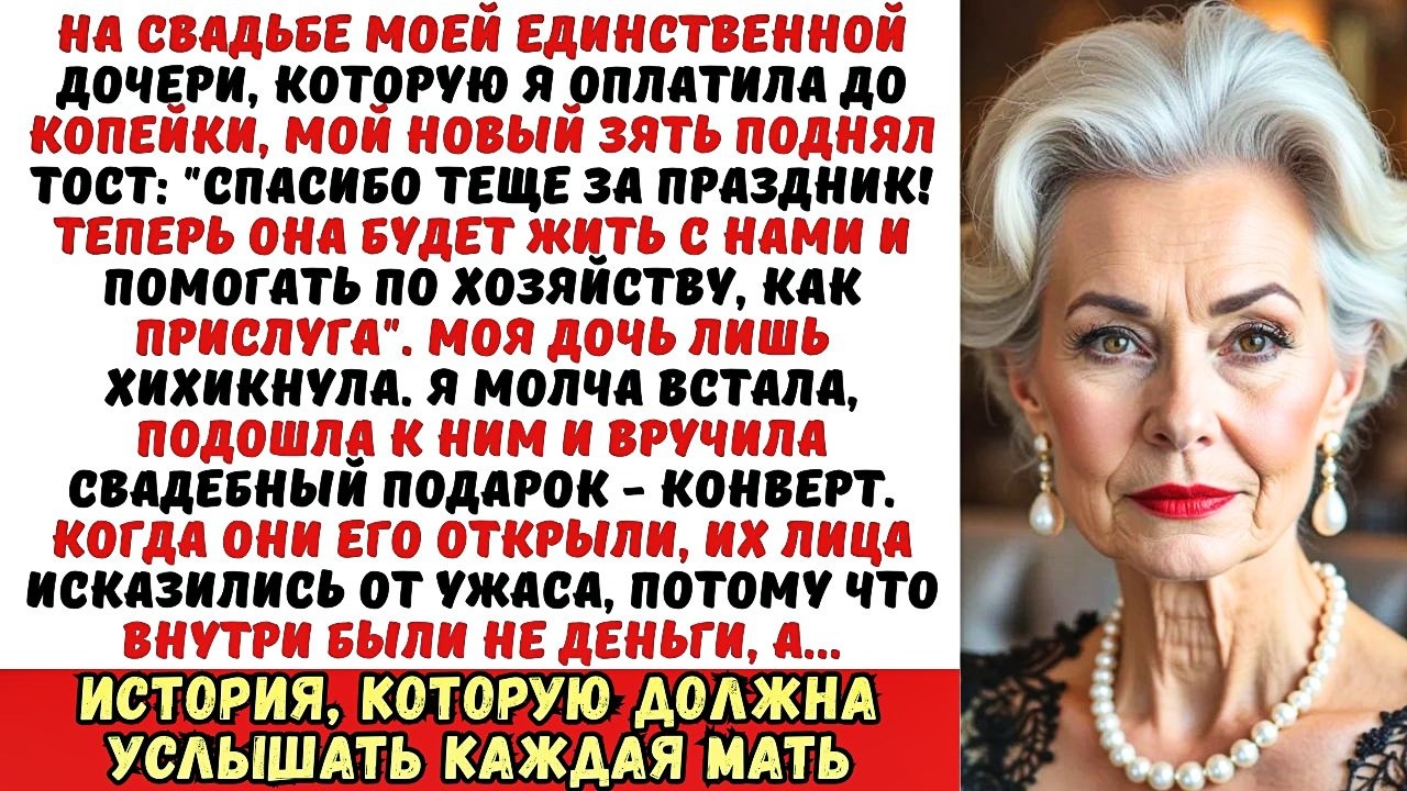 На свадьбе дочери зять сказал: 