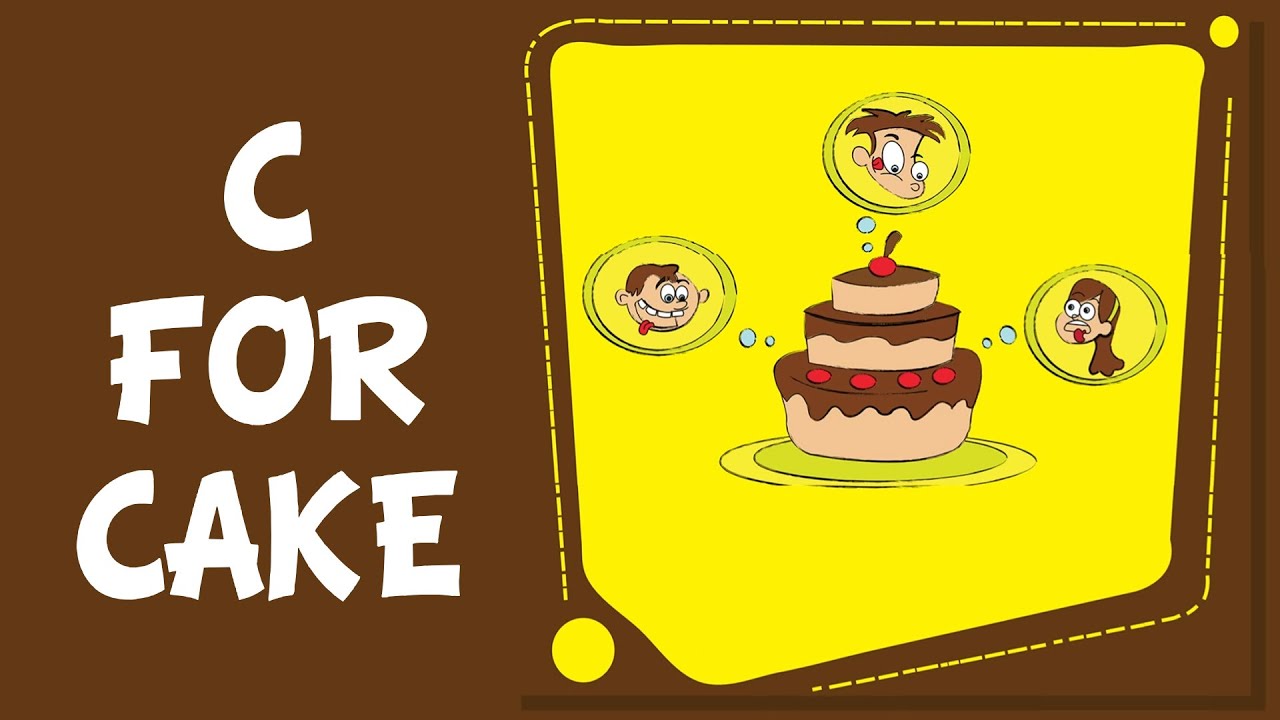 C For CAKE | What Is A CAKE | ABC Song | Alphabets Song