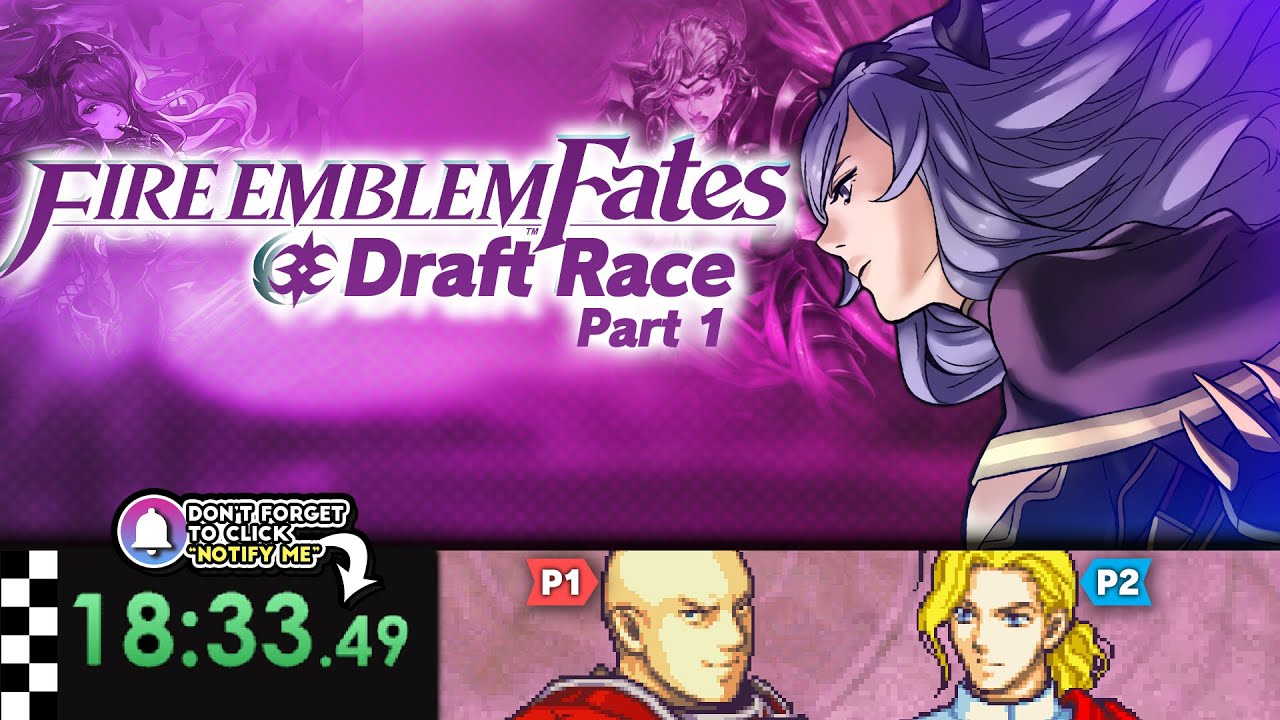 Part 1/2: Fire Emblem Fates Conquest Lunatic Draft Race VS @PH_777​