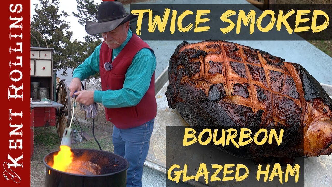 Smoked Ham | Twice Smoked Ham with Bourbon Glaze | Christmas Ham