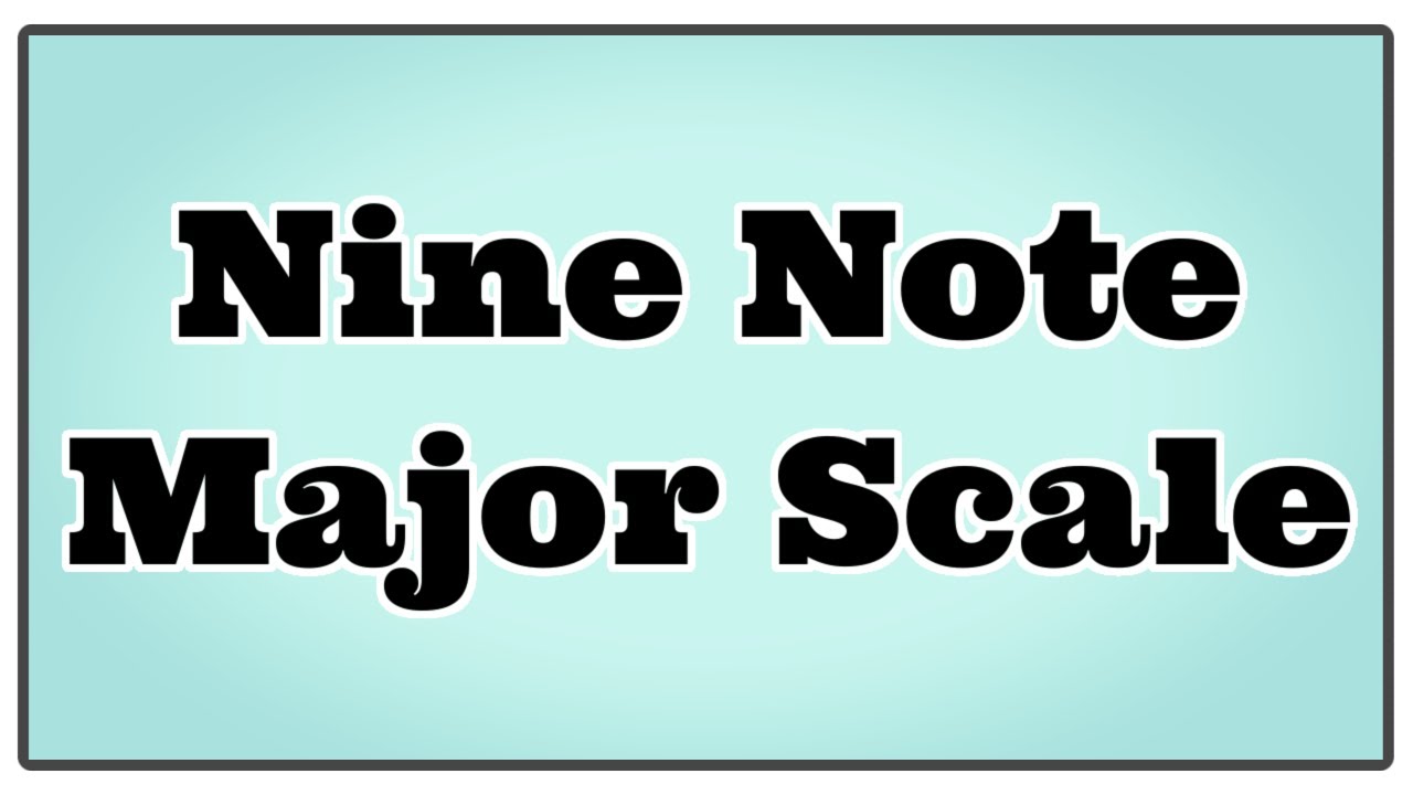 Vocal Warm-up: Flexibility, High Notes, and a Nine Note Scale