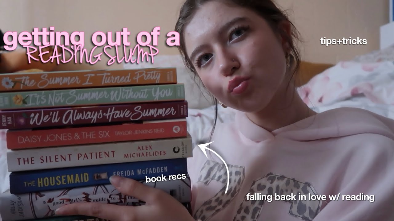 how to get out of a reading slump 📖✨ (tips & tricks)