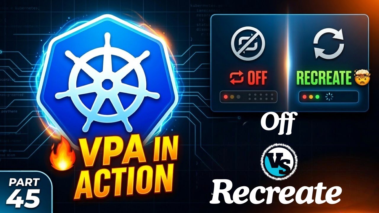 Kubernetes Vertical Pod Autoscaler Demo | VPA Off  vs Recreate Mode with Live Pod Resource Update