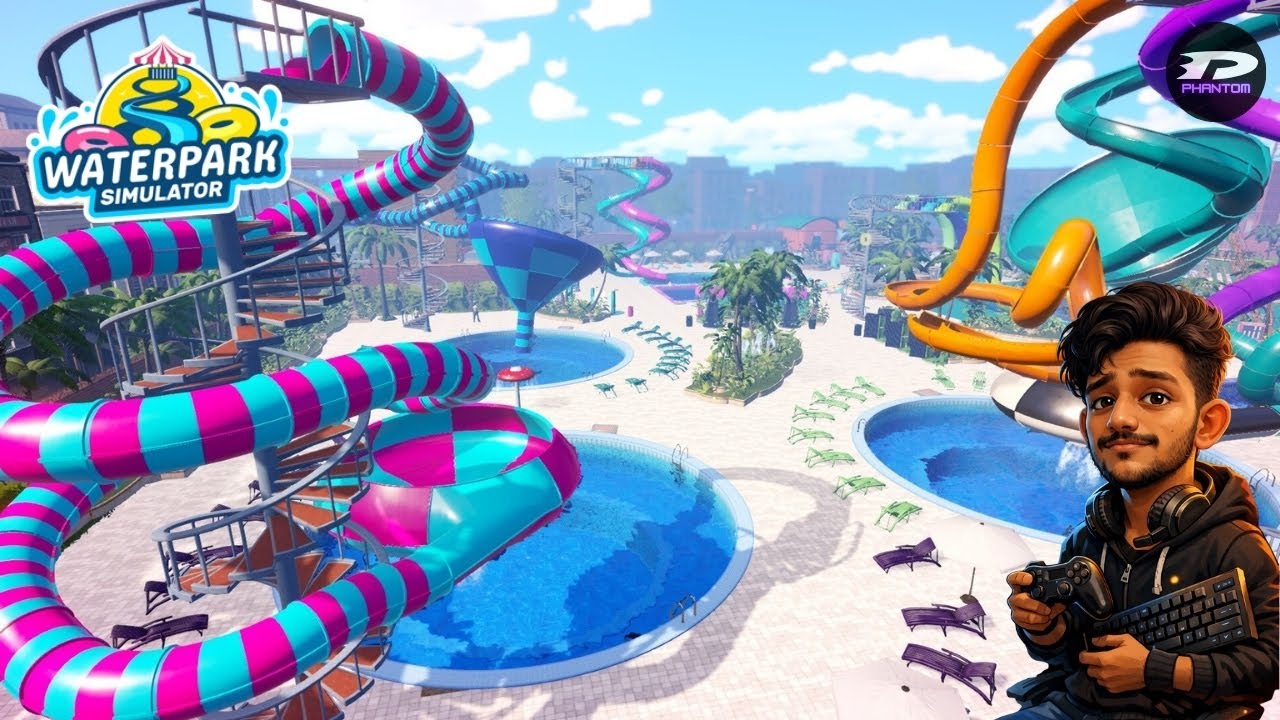 Waterpark Simulator | Fun Game | PART 1 | தமிழ் #dephantomtamil