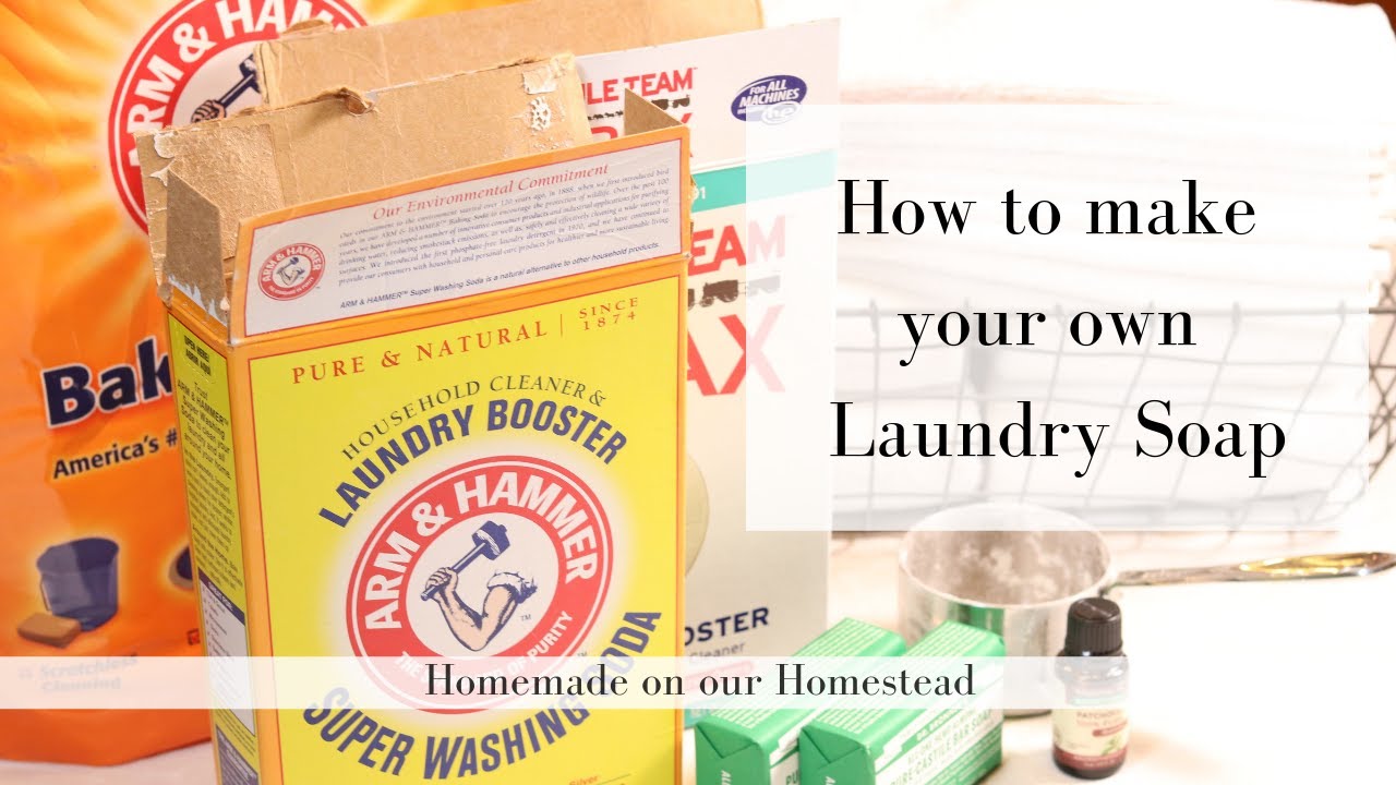 DIY homemade laundry detergent | HOW TO MAKE YOUR OWN LAUNDRY SOAP