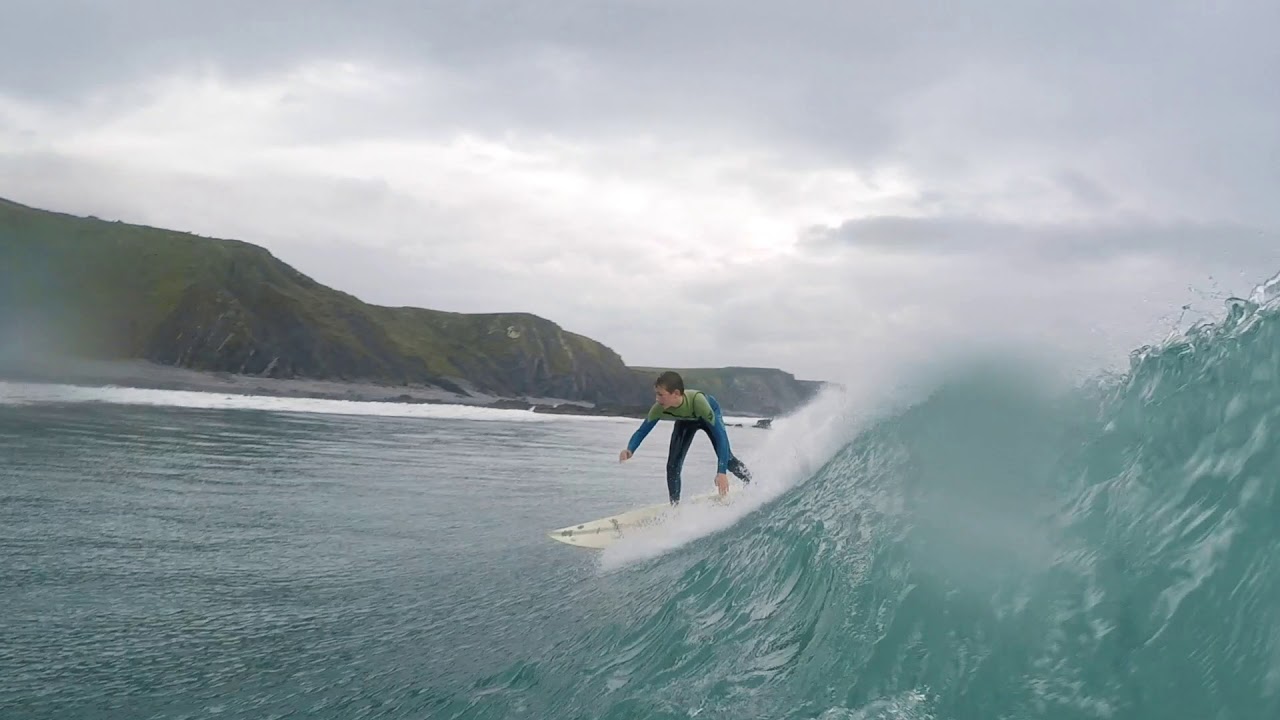 Surfing Bude Cornwall - GoPro