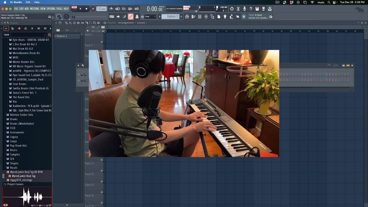 Making a Chill Dark Beat for Vince Staples