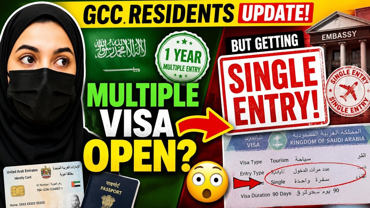 Saudi Tourist Visa 2026 Update 🇸🇦 | GCC Residents Multiple Entry Reality Explained