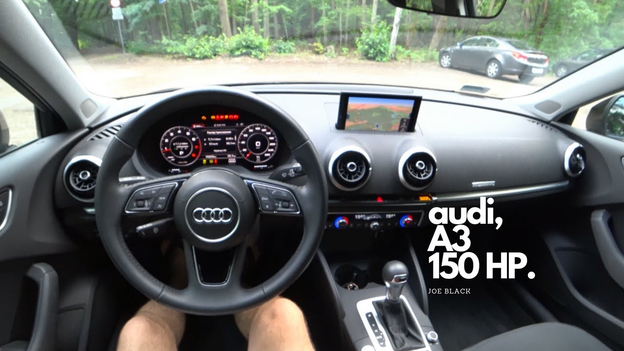 Audi A3 1.5 TFSI 150 HP 4K | POV Test Drive #065 Joe Black