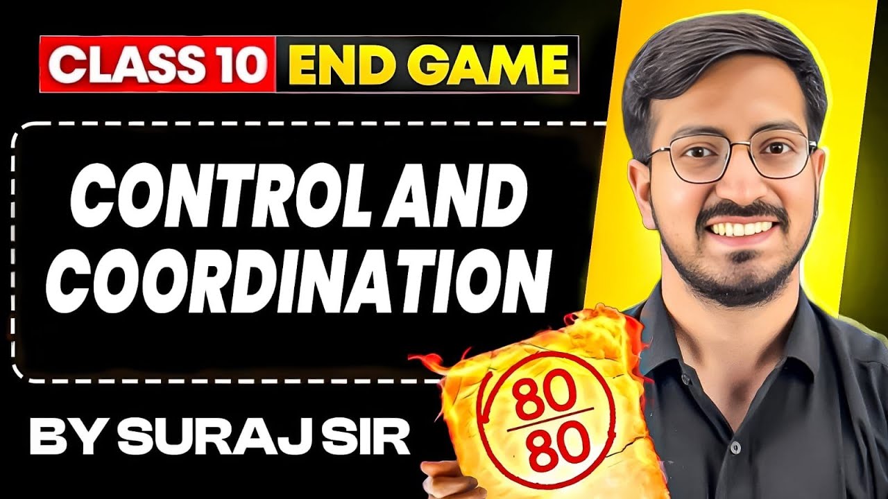 Control and coordination 🔥| Yha se paper aayega |CBSE 2026 