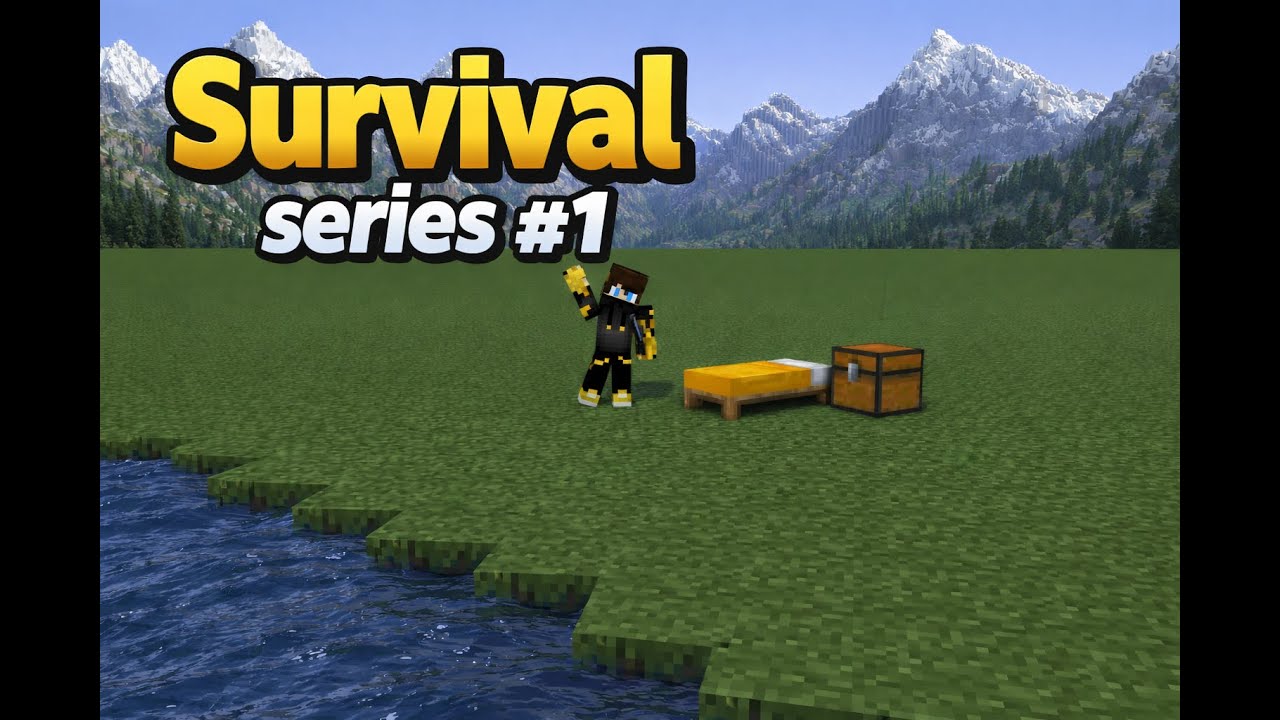 “Minecraft Survival Ep  1 – Let’s Build!”  With Usman